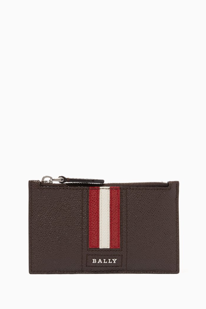 

Tenley Leather Card Holder, Brown