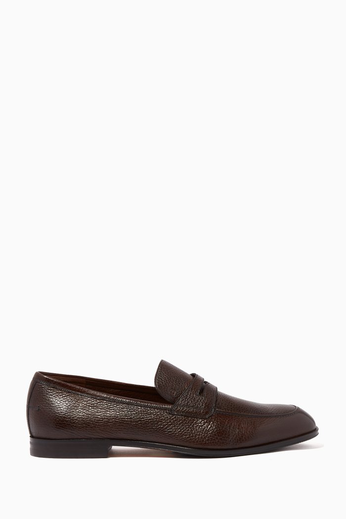 

Webb Leather Loafers, Brown