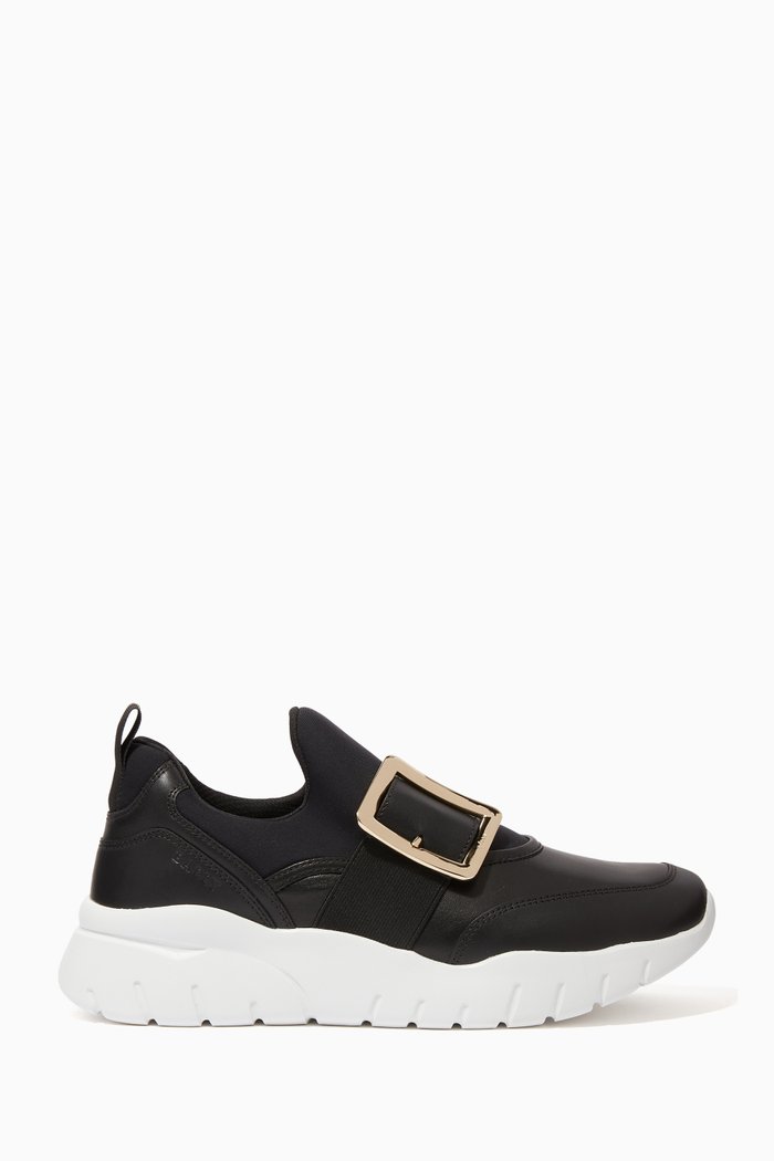 

Brinelle Leather Sneakers, Black