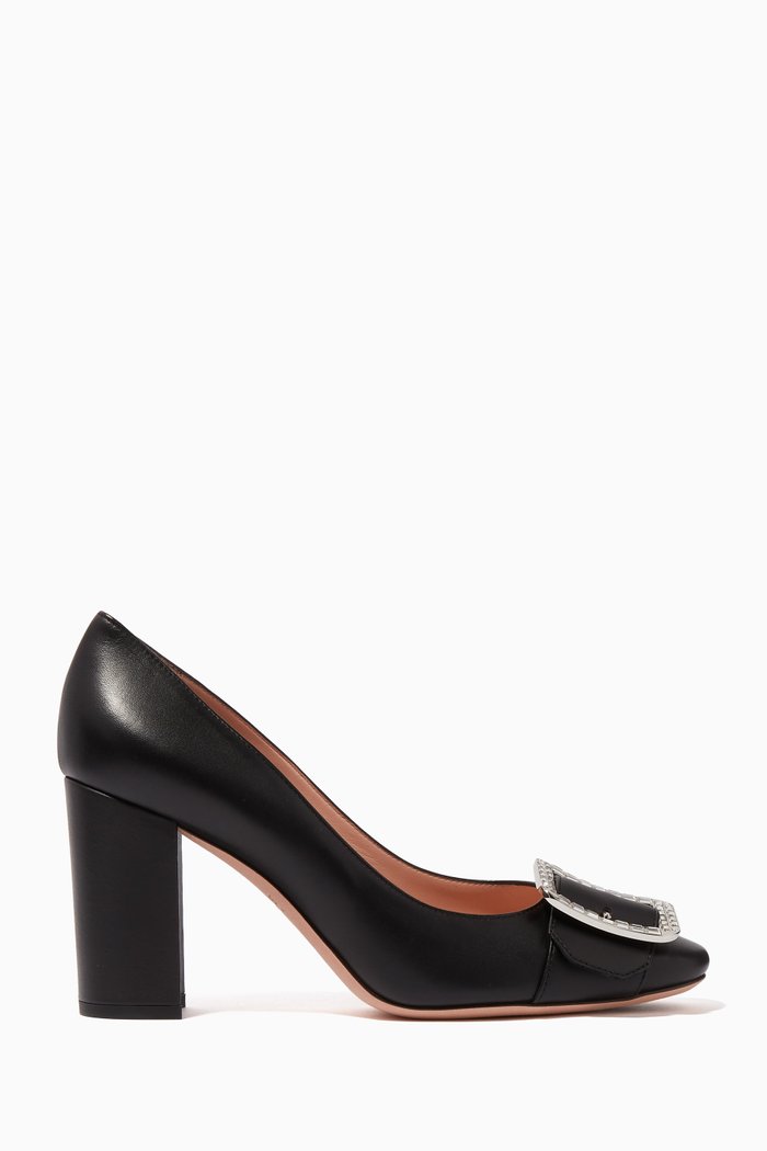 

Jackie 85 Leather Pumps, Black