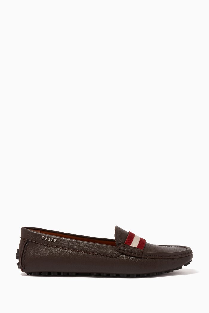 

Ladyes Leather Driver Shoes, Brown