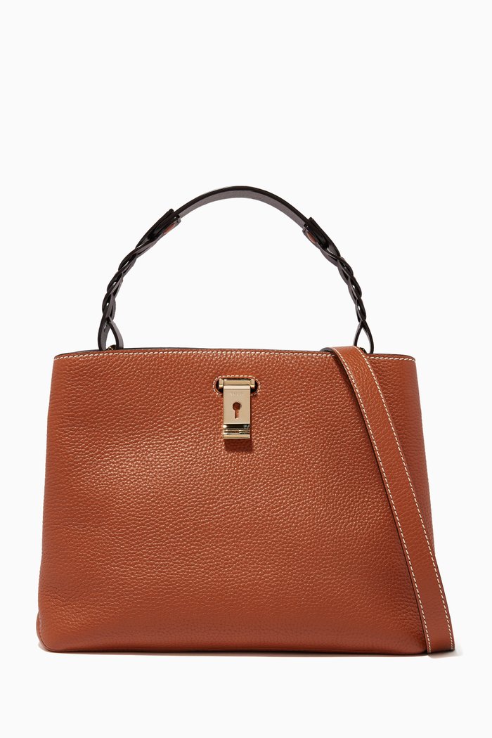 

Lucyle Leather Shoulder Bag, Brown