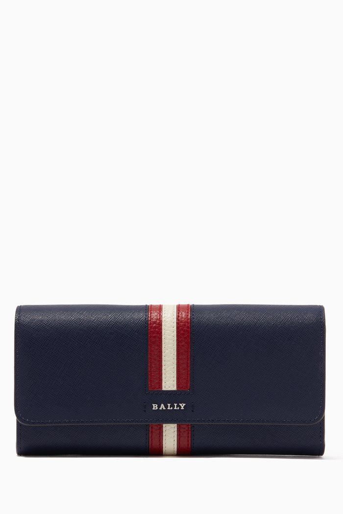 

Sinney Leather Continental Wallet, Blue