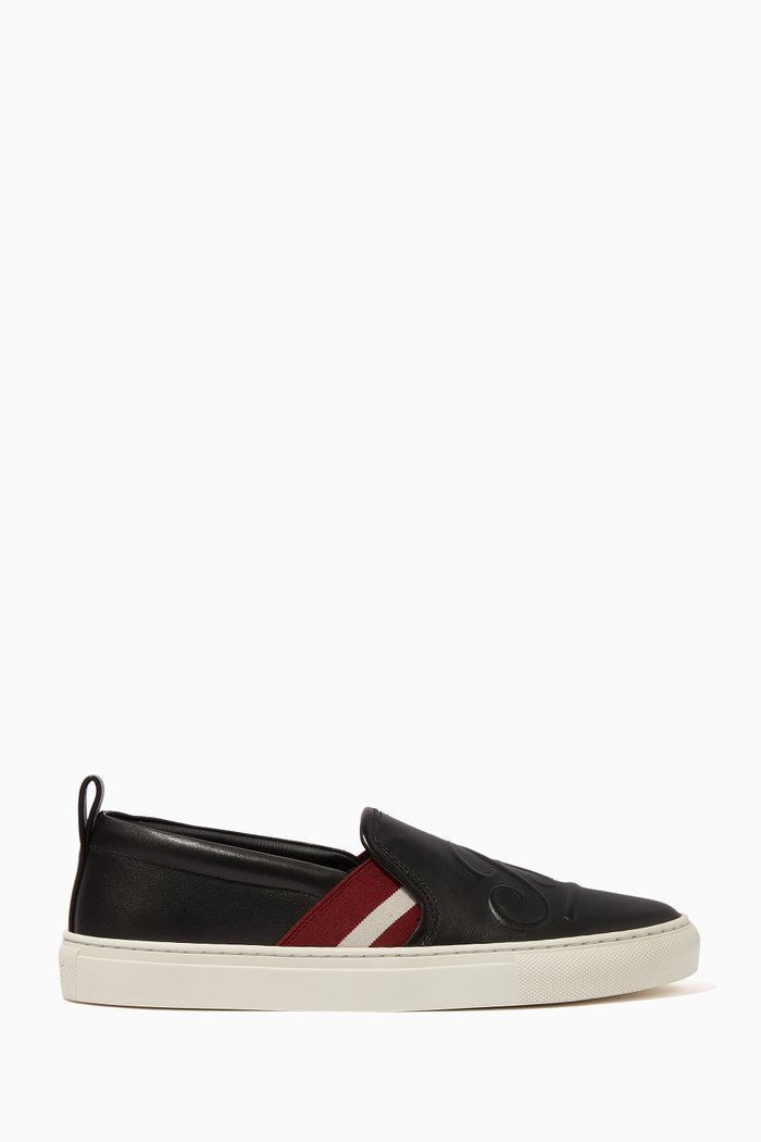 

Henrika Leather Sneakers, Black