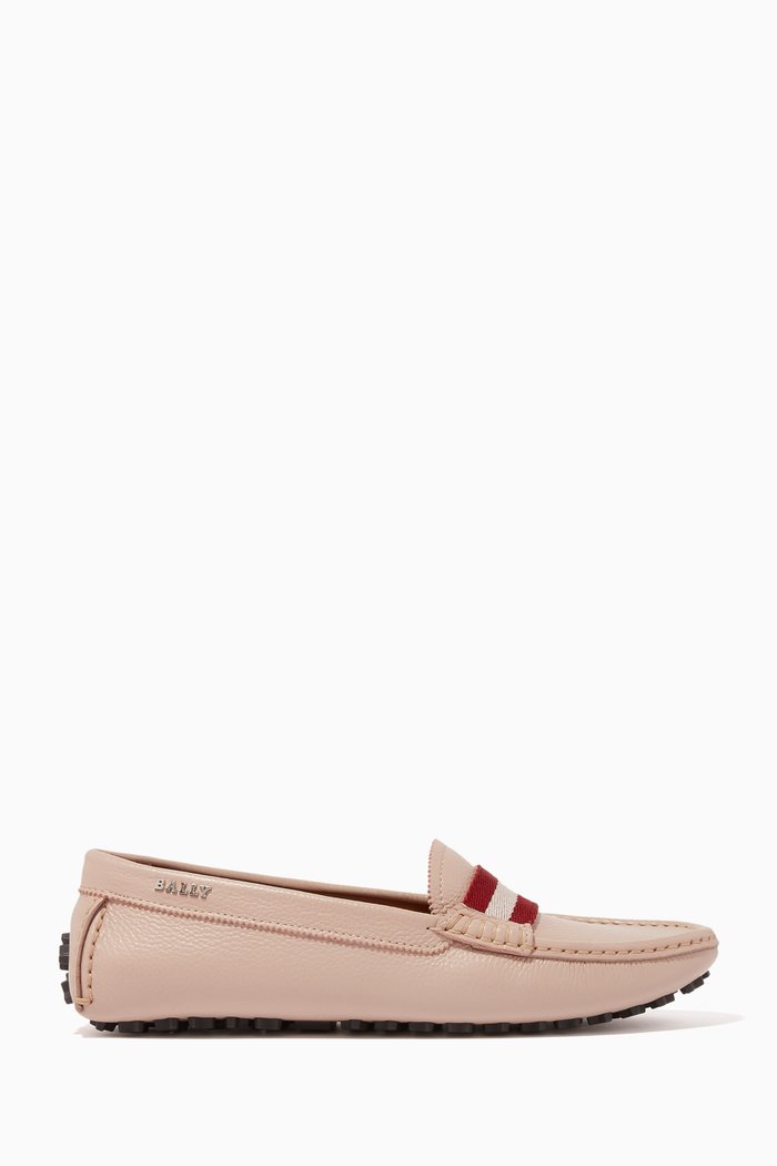 

Ladyes Leather Driver Shoes, Neutral