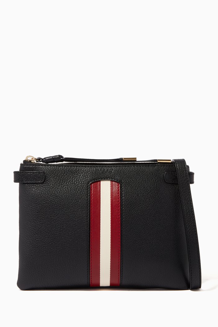 

Mossey Grained Leather Minibag, Black