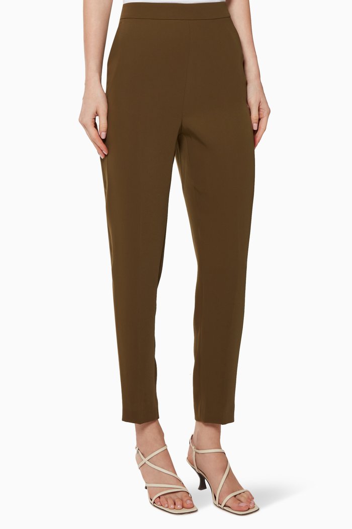 

Cassetto Tapered Floaty Pants, Green