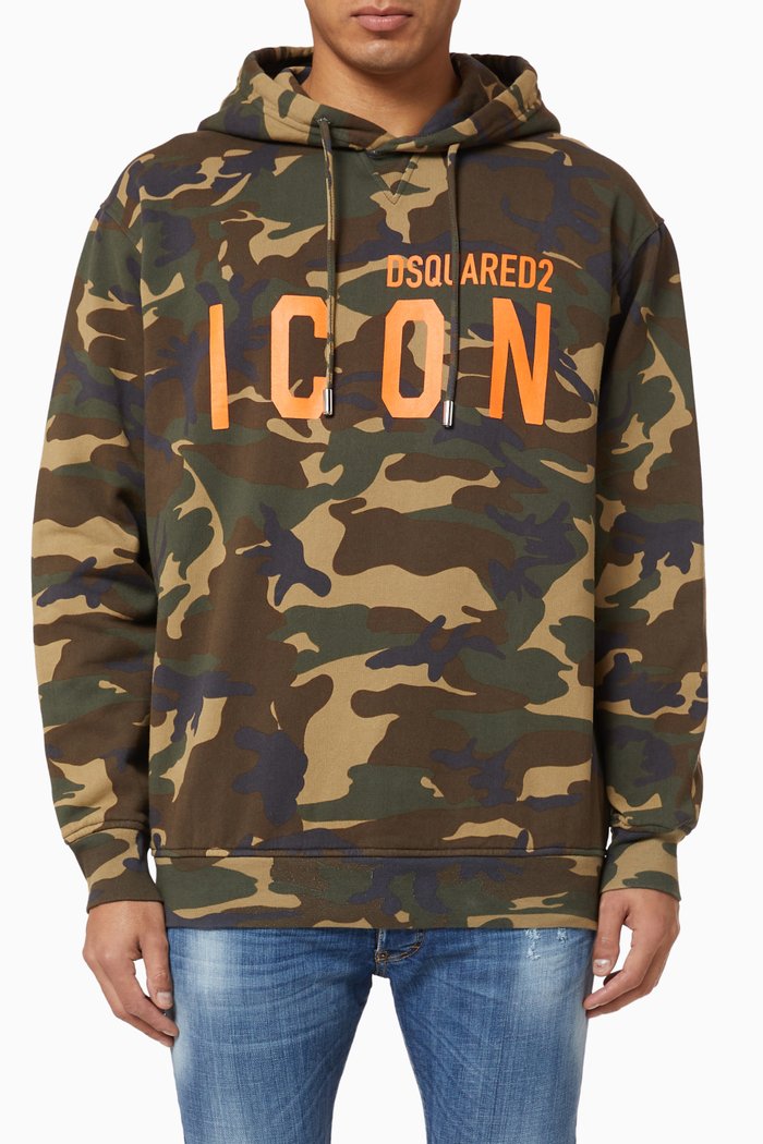 

Camouflage Icon Hoodie, Neutral