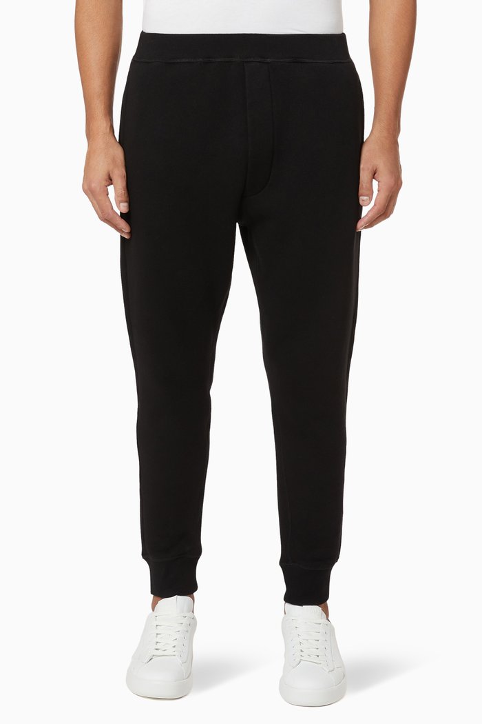

I Love D2 Cotton Sweatpants, Black