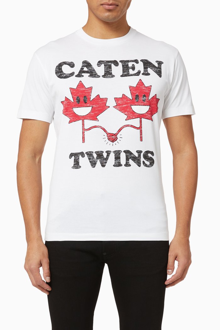 

Caten Twins Cotton T-Shirt, White