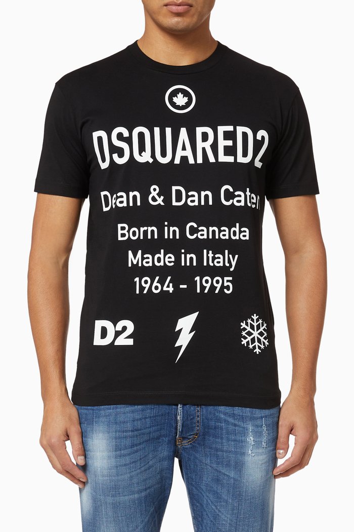 

Dean and Dan Jersey T-Shirt, Black