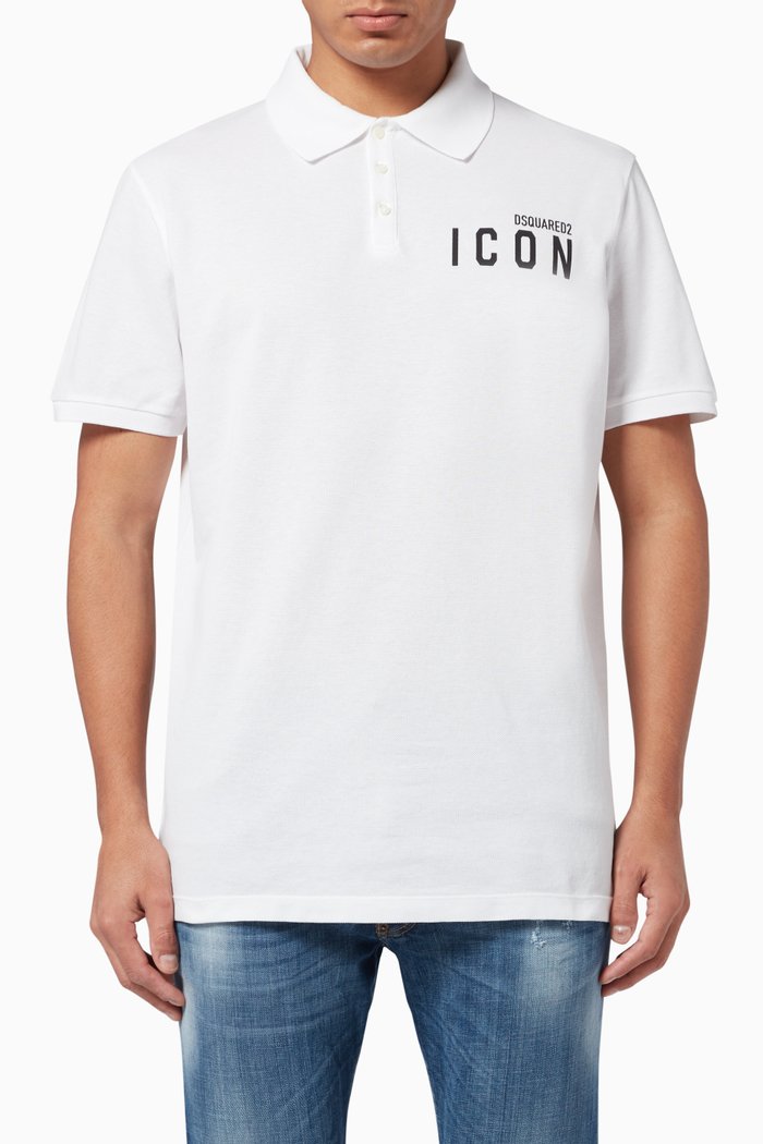 

Icon Tennis-Fit Polo Shirt, White