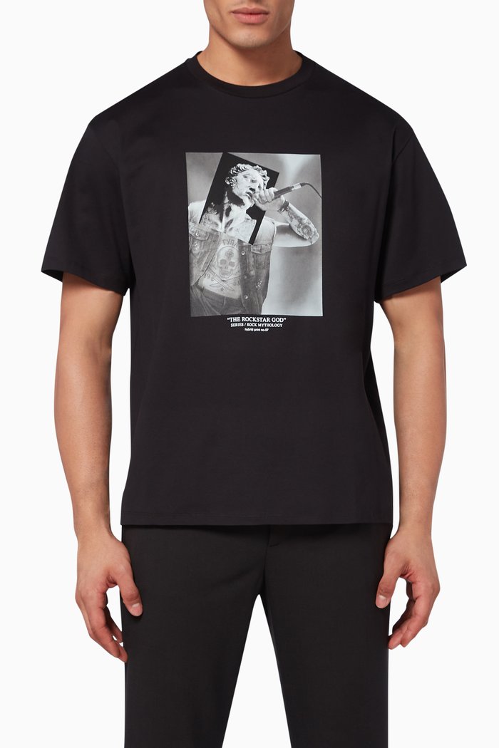 

The Rockstar God N°57 Jersey T-Shirt, Black