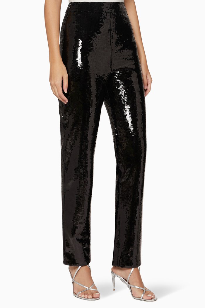 

Alta Sequin Pants, Black