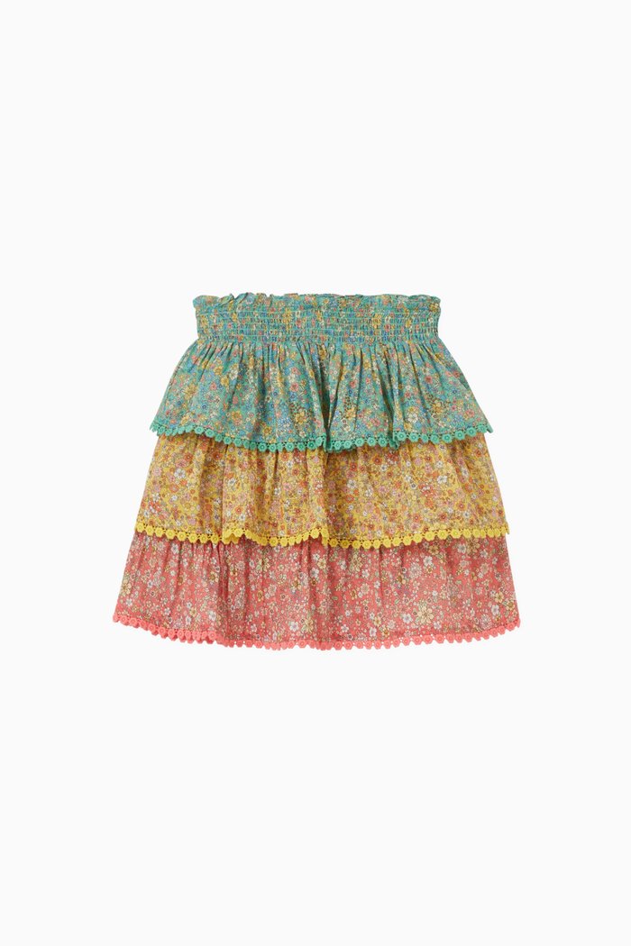 

Carnaby Floral Tiered Skirt, Multicolour
