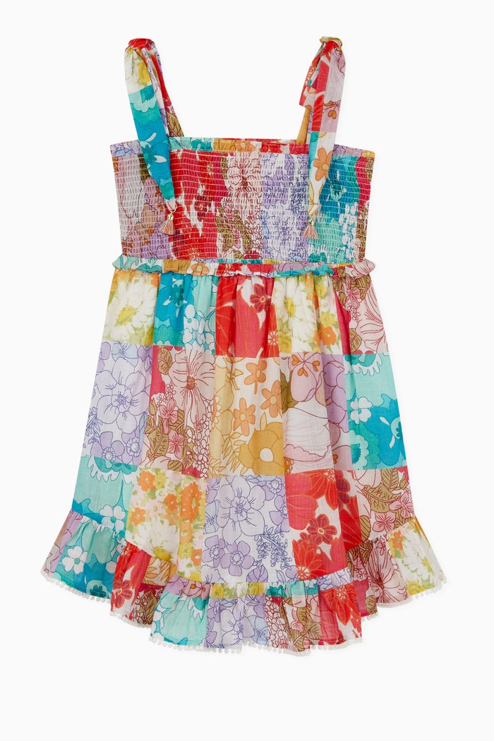 

Bells Tie Shoulder Dress, Multicolour