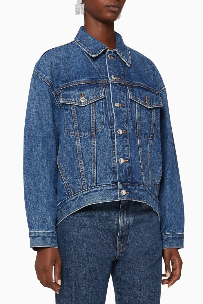 

Falling Back Denim Jacket, Blue