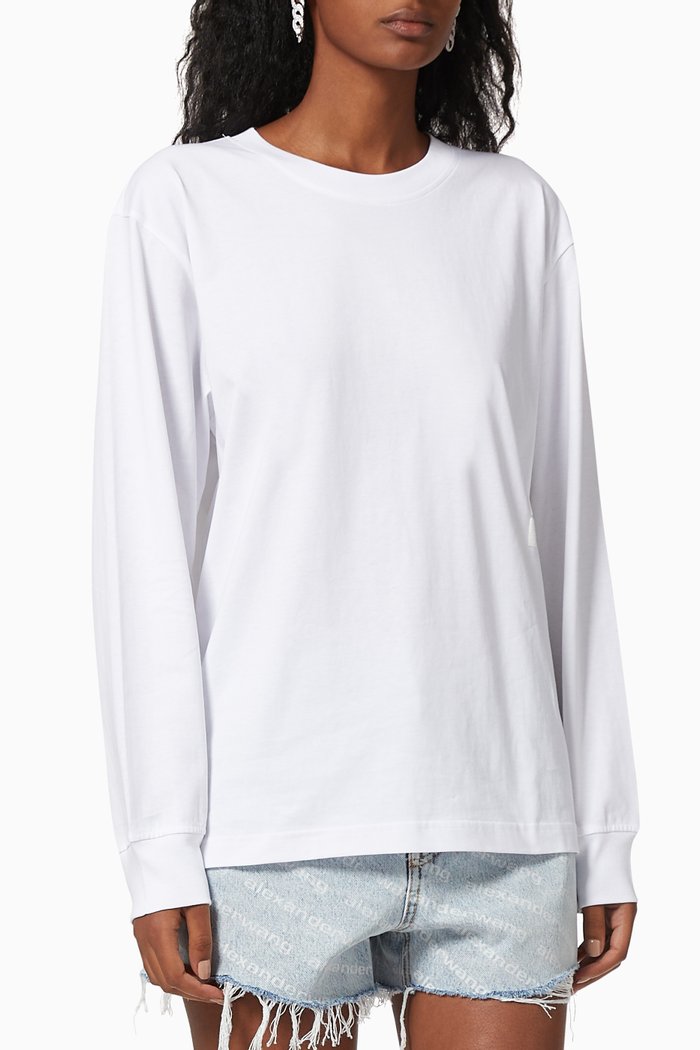

Puff Logo Jersey T-Shirt, White