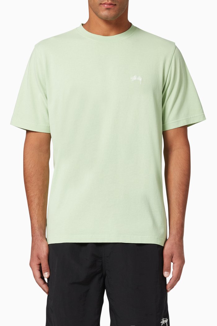 

Stock Logo Cotton T-Shirt, Green