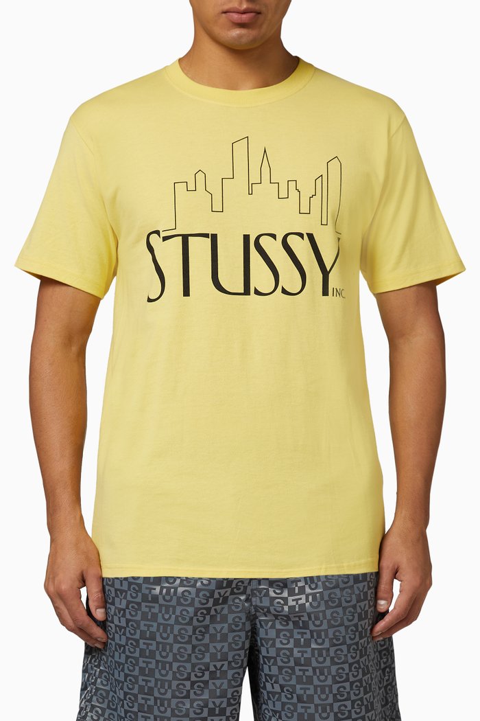 

Skyline Print T-Shirt, Yellow