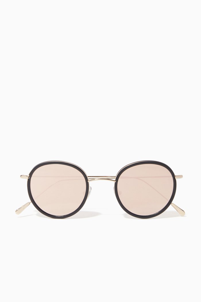 

Morgan Oval Sunglasses, Black