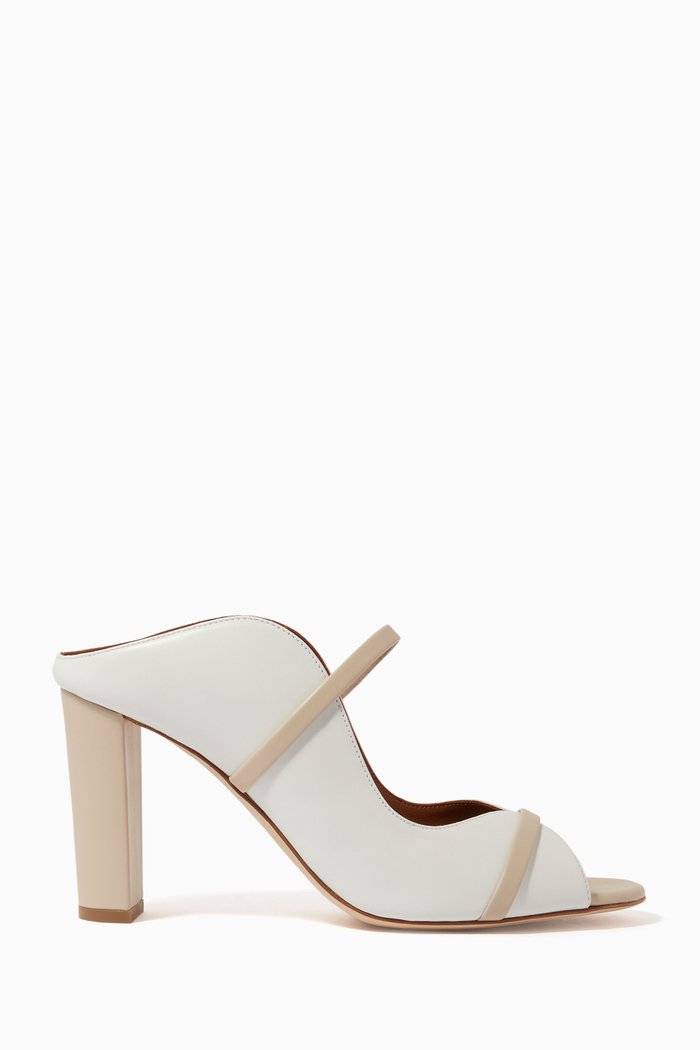 

Norah 85 Sandals in Nappa, White
