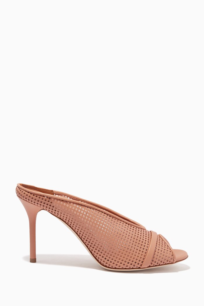

Charlize 85 Mules in Mesh Nappa, Neutral