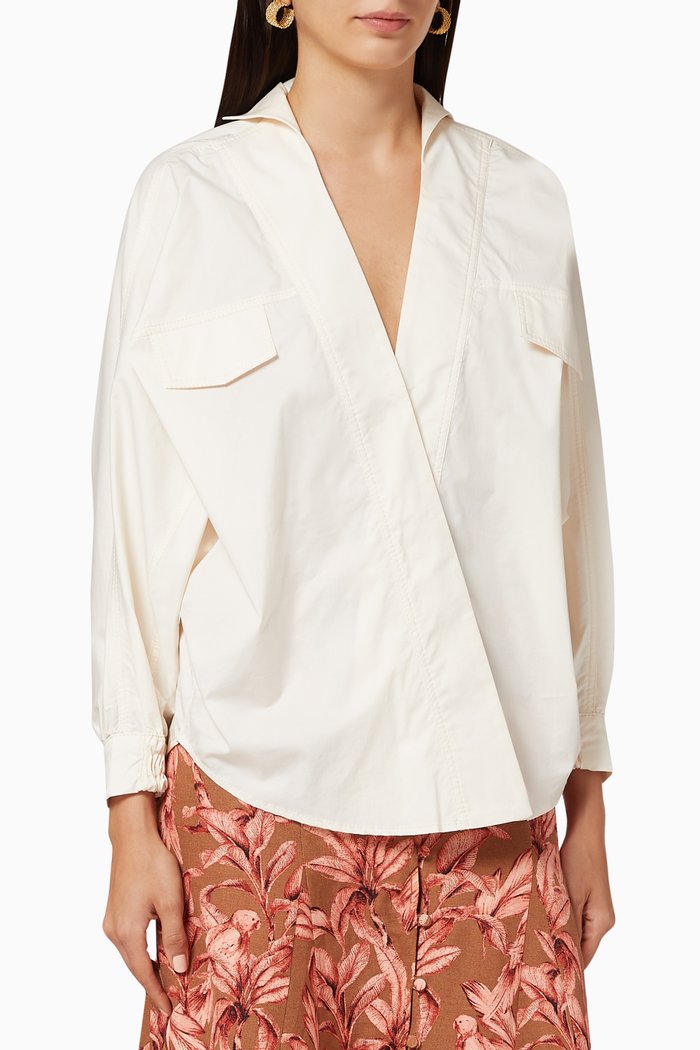 Old World Oversized Shirt, Neutral