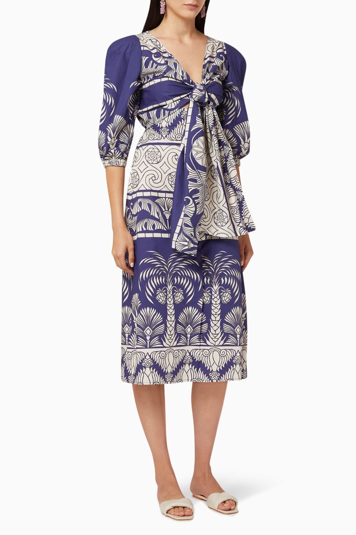 

Any Route Goes Midi Dress, Blue