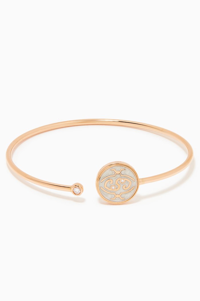 

Me Oh Me "Luminous" Slim Diamond Bracelet in 18kt Rose Gold