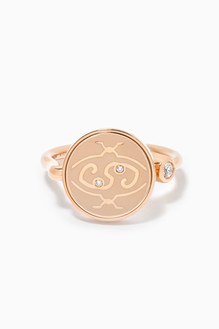 

Me Oh Me "Loving" Slim Diamond Ring in 18kt Rose Gold
