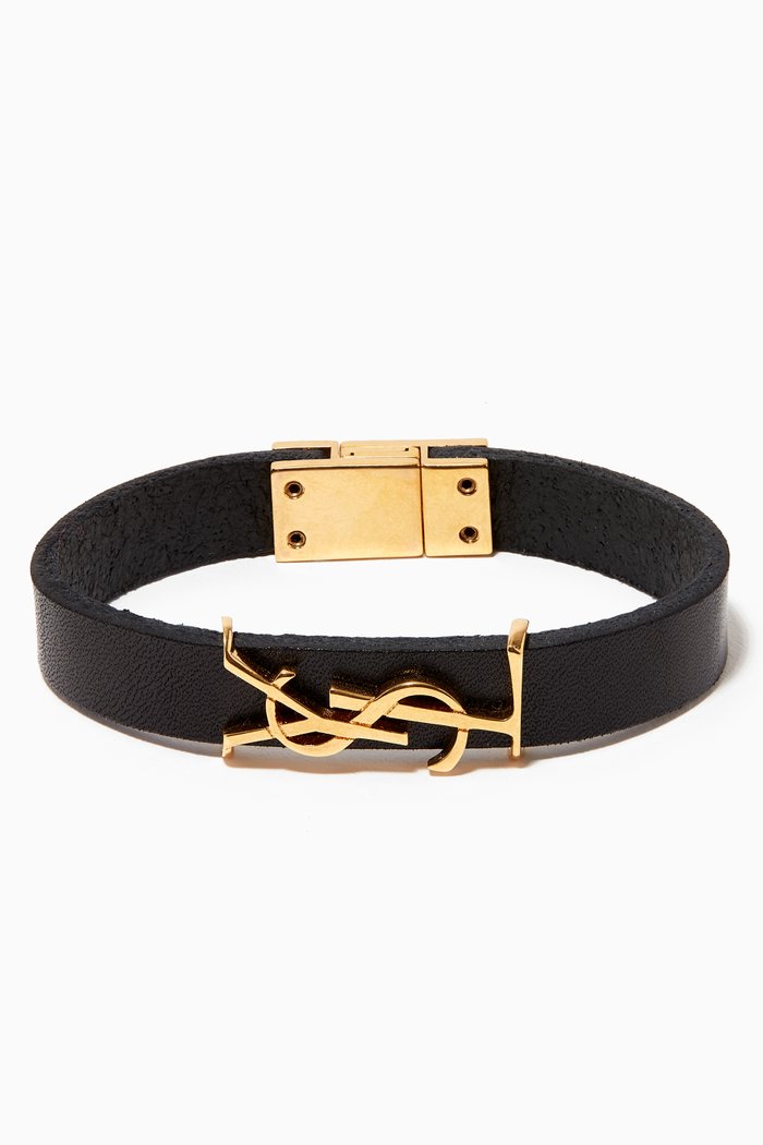 

Opyum Bracelet in Smooth Leather, Black