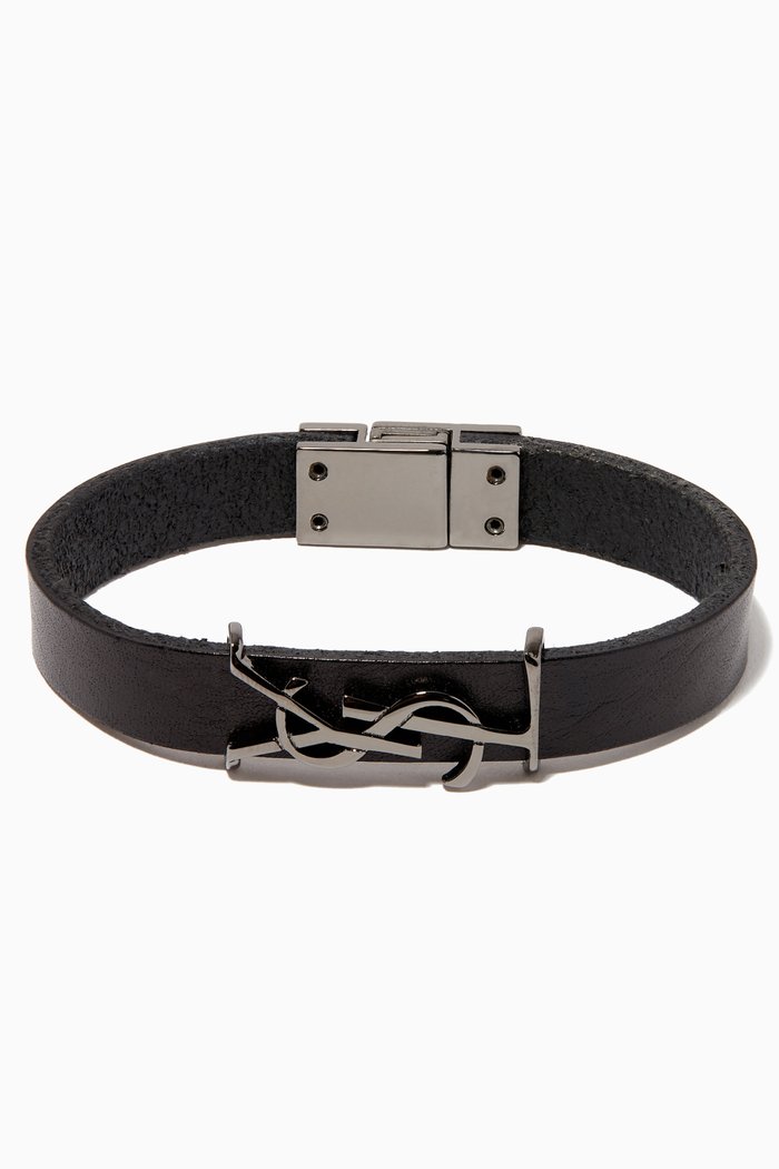 

Opyum Bracelet in Smooth Leather, Black