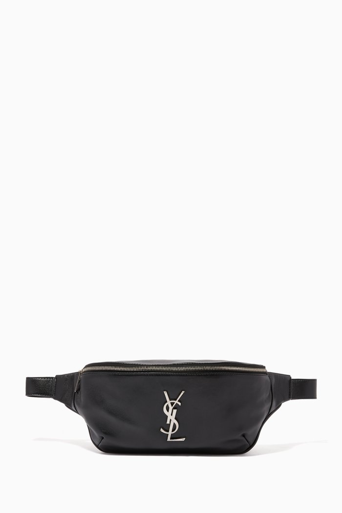 

Classic Monogram Belt Bag in Soft Lambskin, Black