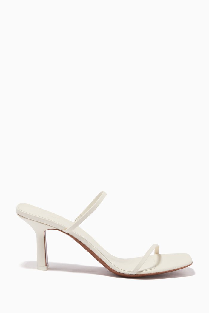 

Osepalum 80 Sandals in Leather, White