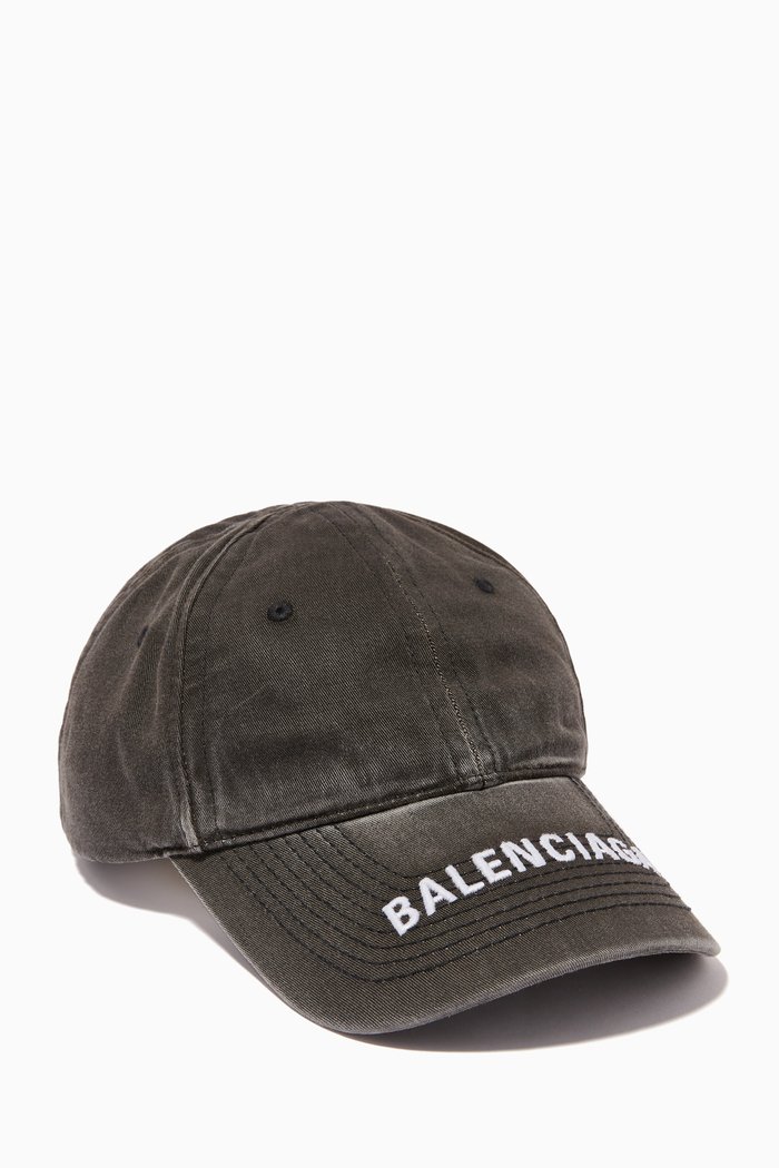 

Logo Cap in Organic Cotton, Black