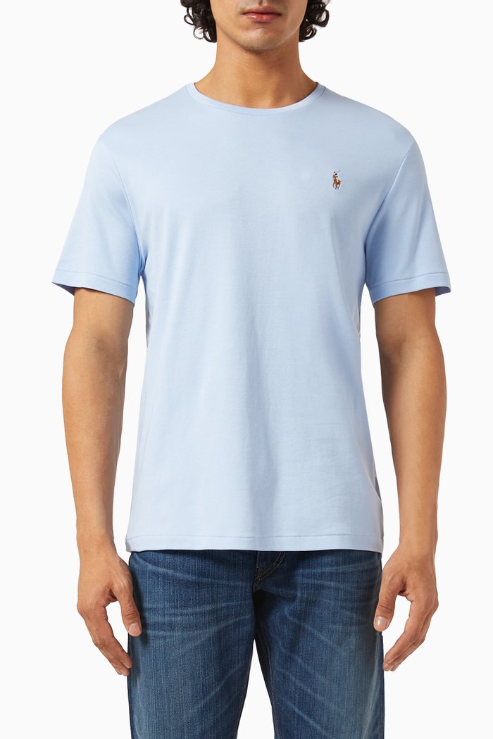 

Pony T-shirt in Cotton, Blue