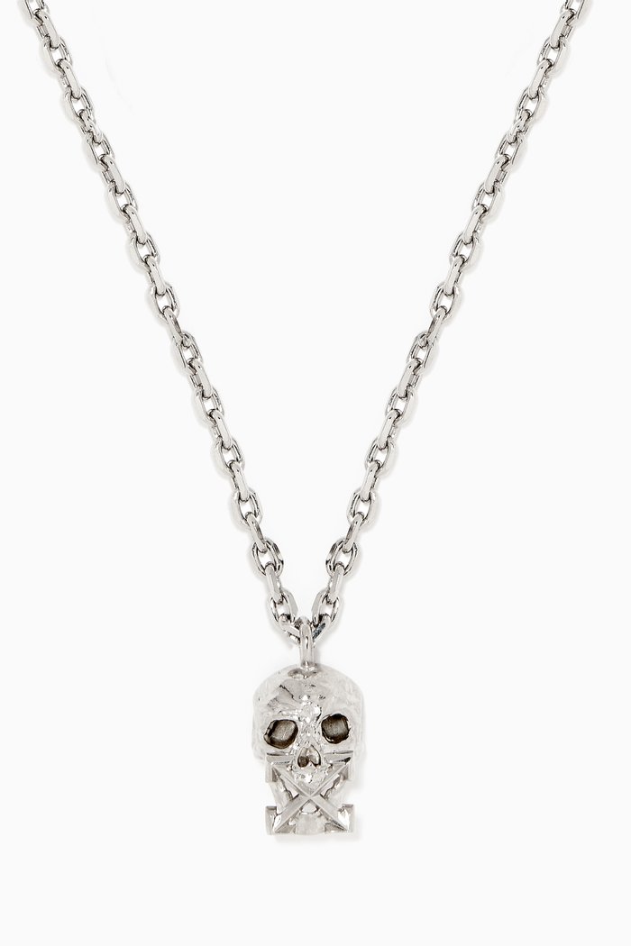 

Punk Necklace in Metal, Silver