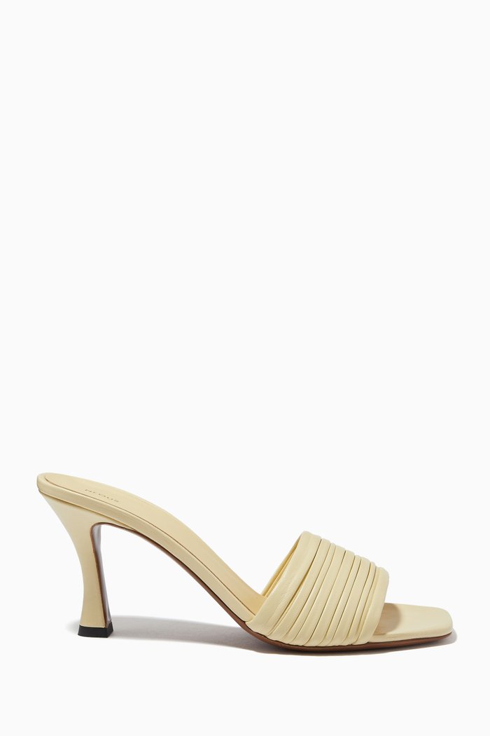 Sham 80 Mules in Nappa, Neutral