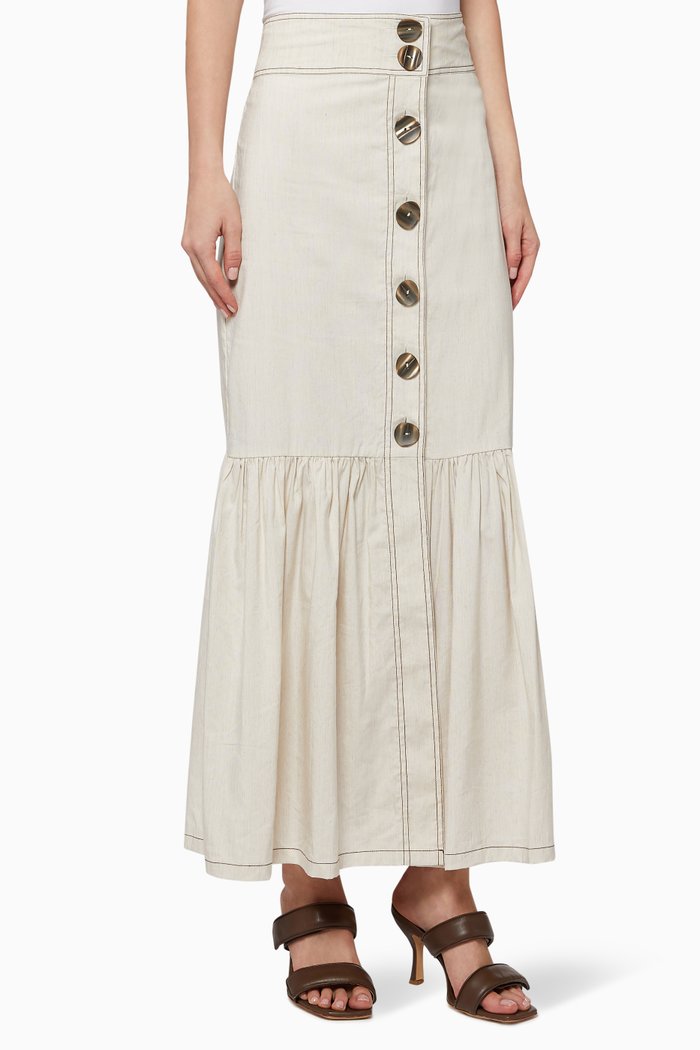 

Oak Maxi Skirt, Neutral
