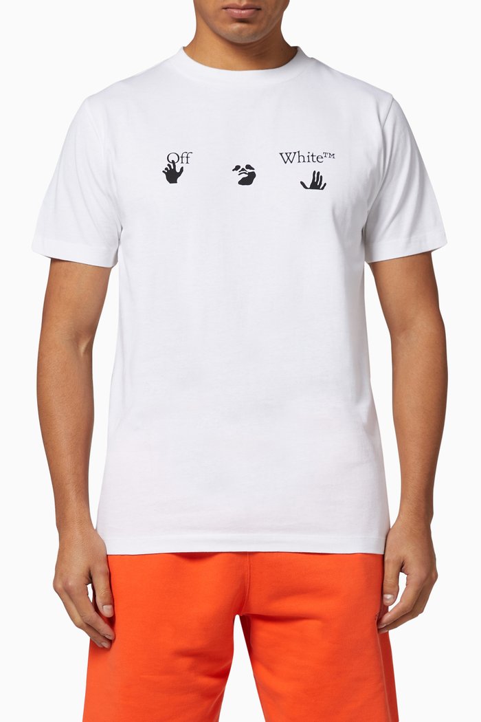 

Big Logo Slim Cotton T-Shirt, White