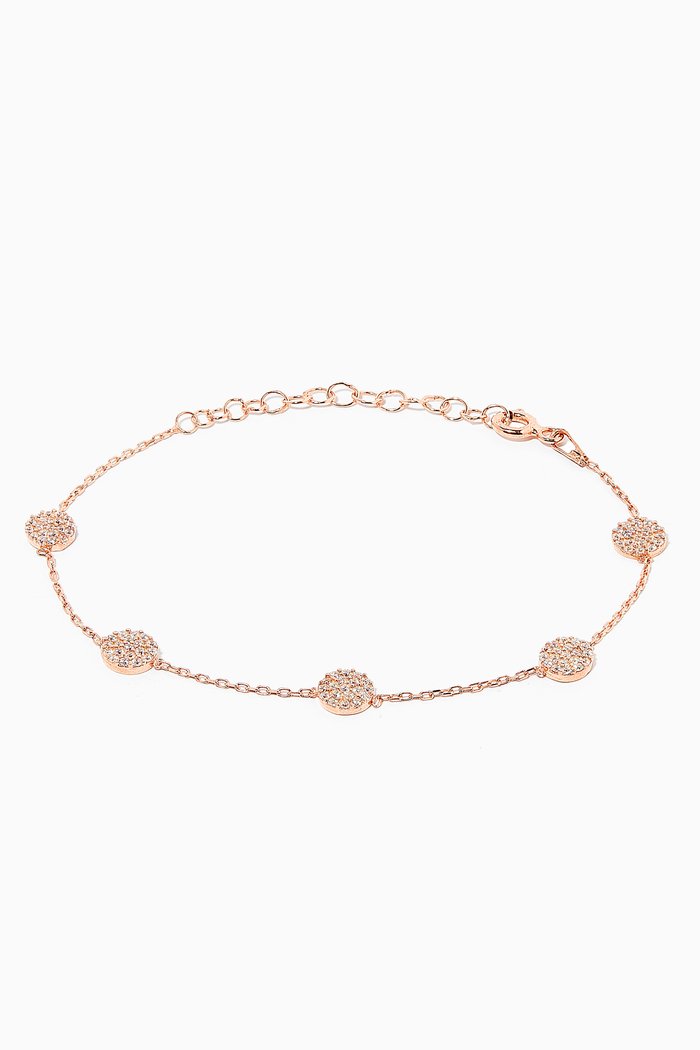 

Multi Stellar Bracelet in Sterling Silver, Rose gold