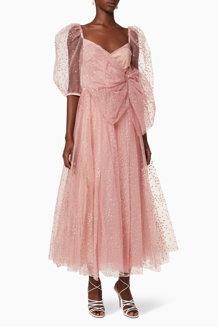 

Glitter Tulle Dress, Pink