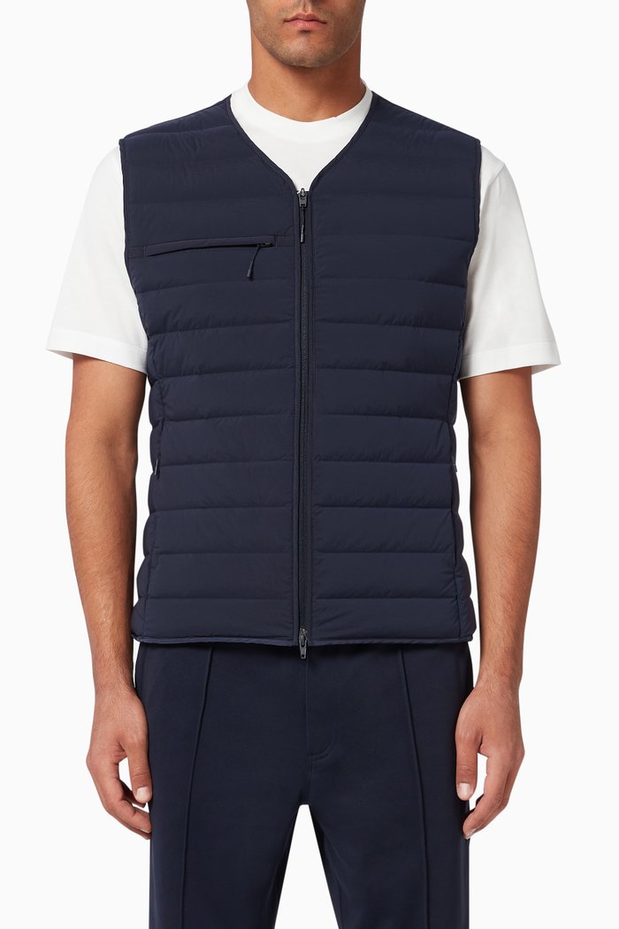 

Classic Light Down Liner Vest, Blue