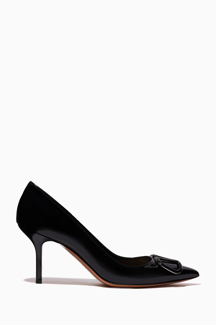 

Valentino Garavani VLOGO Pumps in Patent Leather, Black