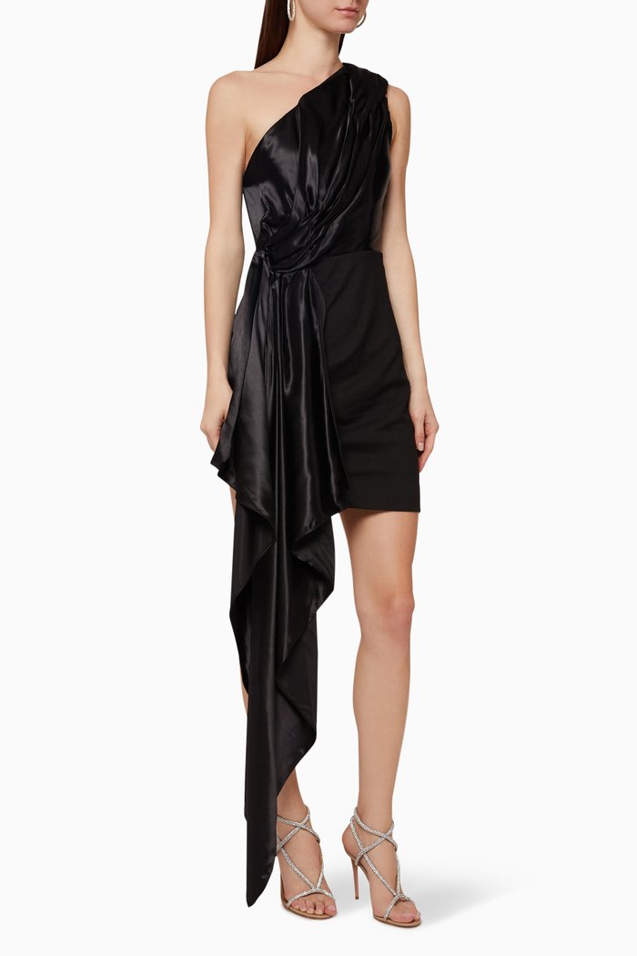 

Mystique Satin Gown, Black