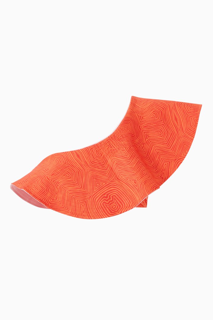 

Sunset Waves Reversible Bikini Top, Orange