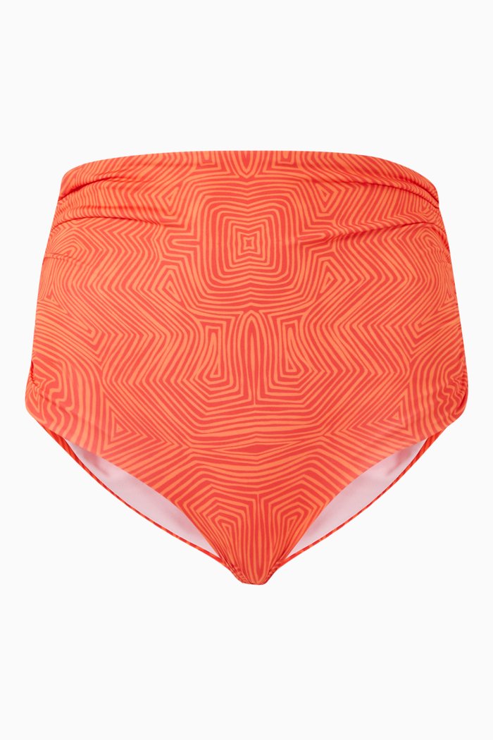 Victoria Reversible Bikini Briefs, Orange