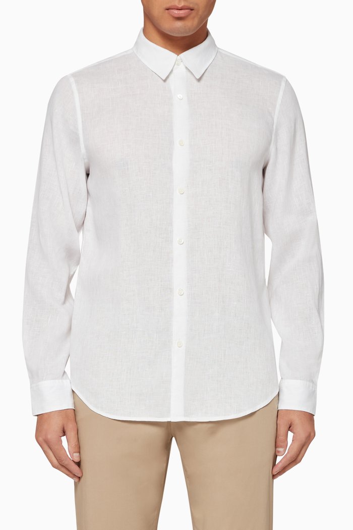 

Irving Linen Shirt, White