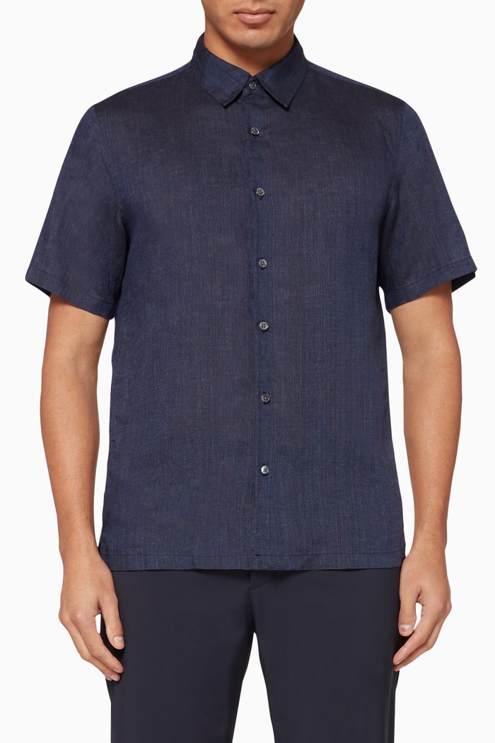 

Irving Linen Shirt, Blue